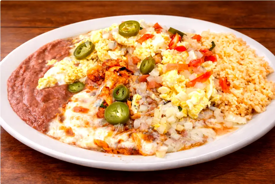 Chilaquiles con huevos